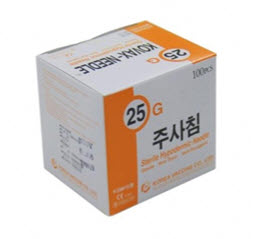 한백)일회용주사침/25G*38mm