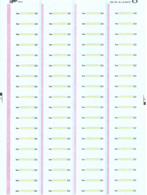 스팀소독테이프 (Steam Autoclave) 1003-72S(스티커형)