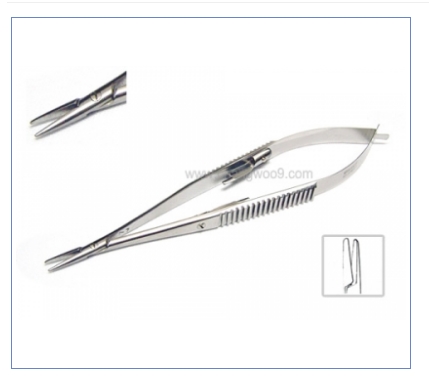 스프링안과지침기 직 (Castroviejo  Needle Holder) 50-3783-1