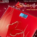 라비센)디지털체중계/레드/KS-102RDN