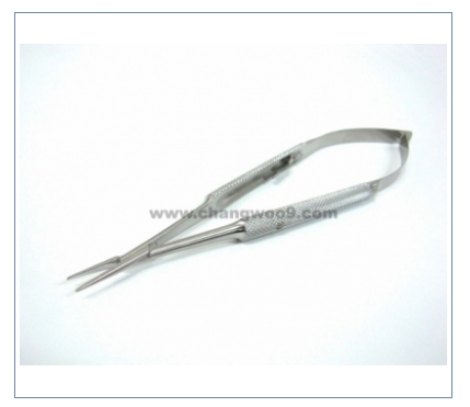 스프링안과지침기 직 (Trout-Barraquer needle Holder) 50-3714